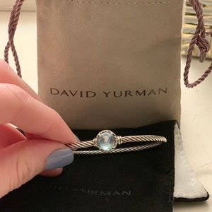 Blue Topaz Chatelaine Bracelet